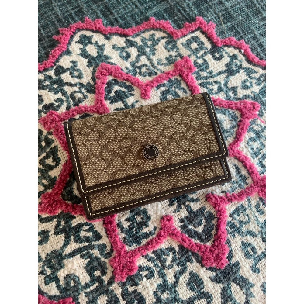 Coach Brown and Black Wallet